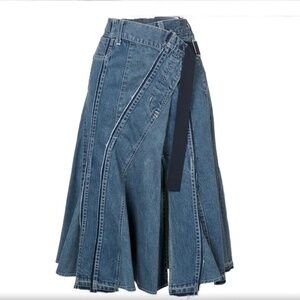 Sacai Denim Mermaid Skirt size L